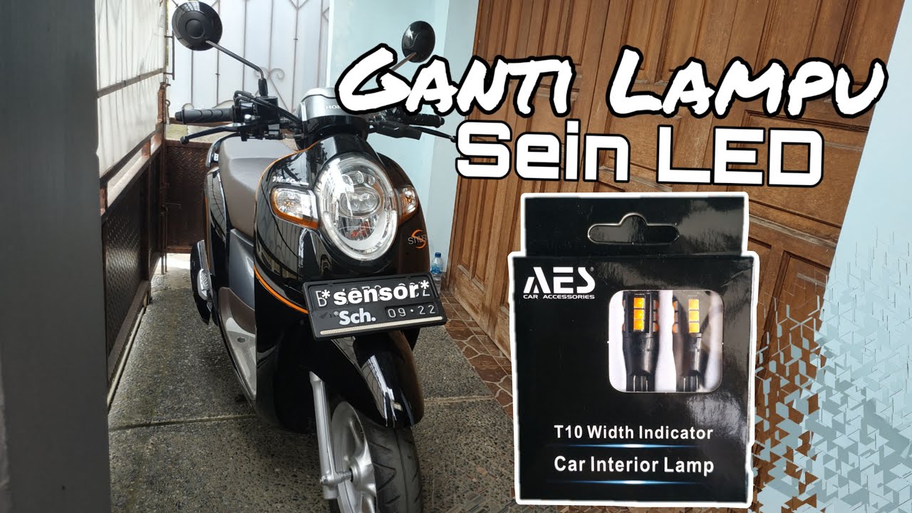 Scoopy 2017 | Ganti Lampu Sein LED (SUPERBIGHT/SEN IBLIS)