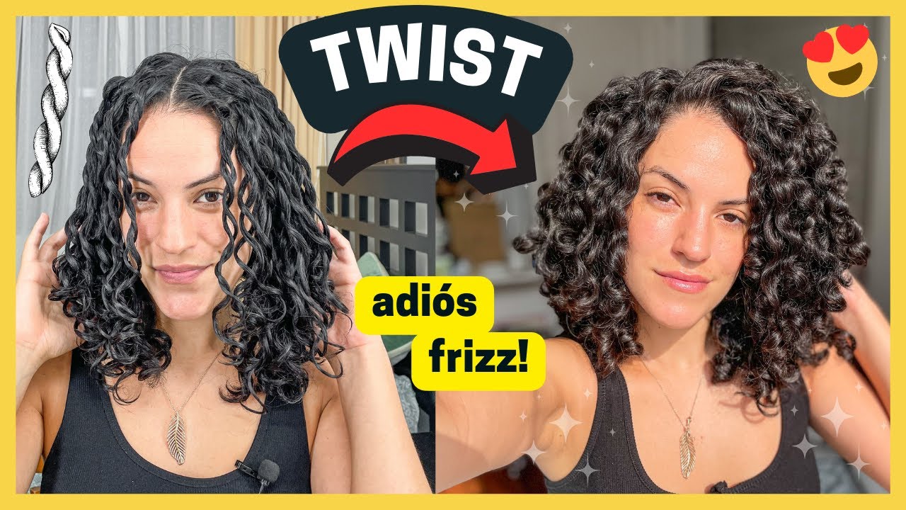 🤩¿Cómo DEFINIR el Cabello RIZADO/AFRO en TRANSICIÓN? ⚡Técnica TWIST para Eliminar el FRIZZ al 100%😱