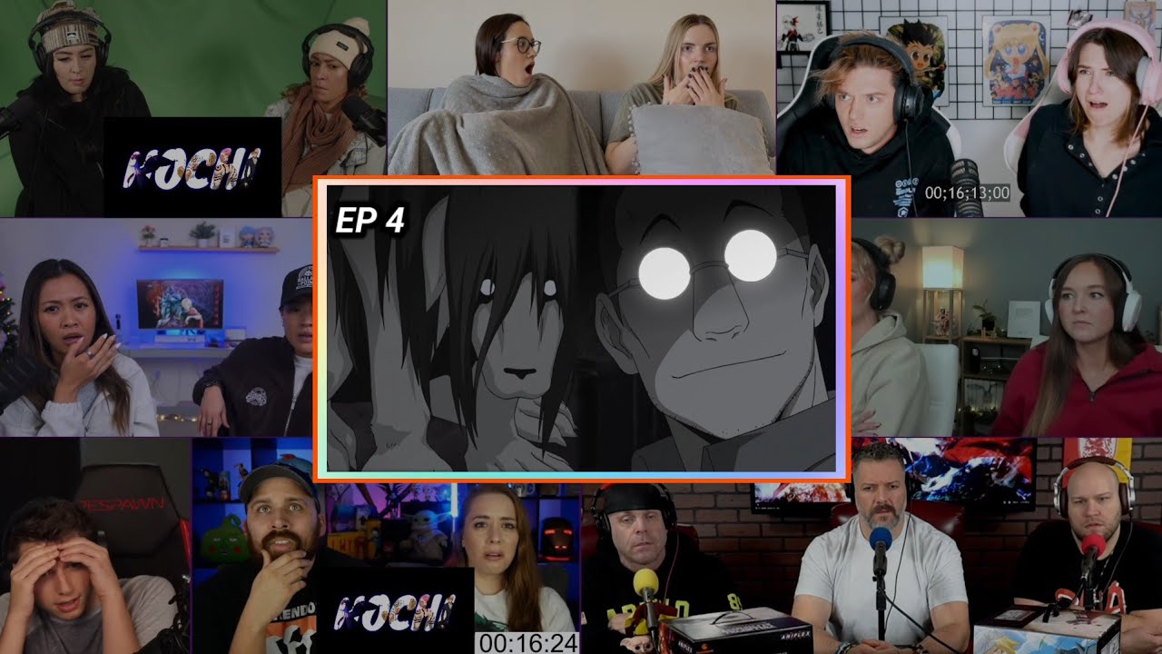 FullMetal Alchemist BrotherHood | Episode 4 | Reaction Mashup | English Dubbed | 鋼の錬金術師
