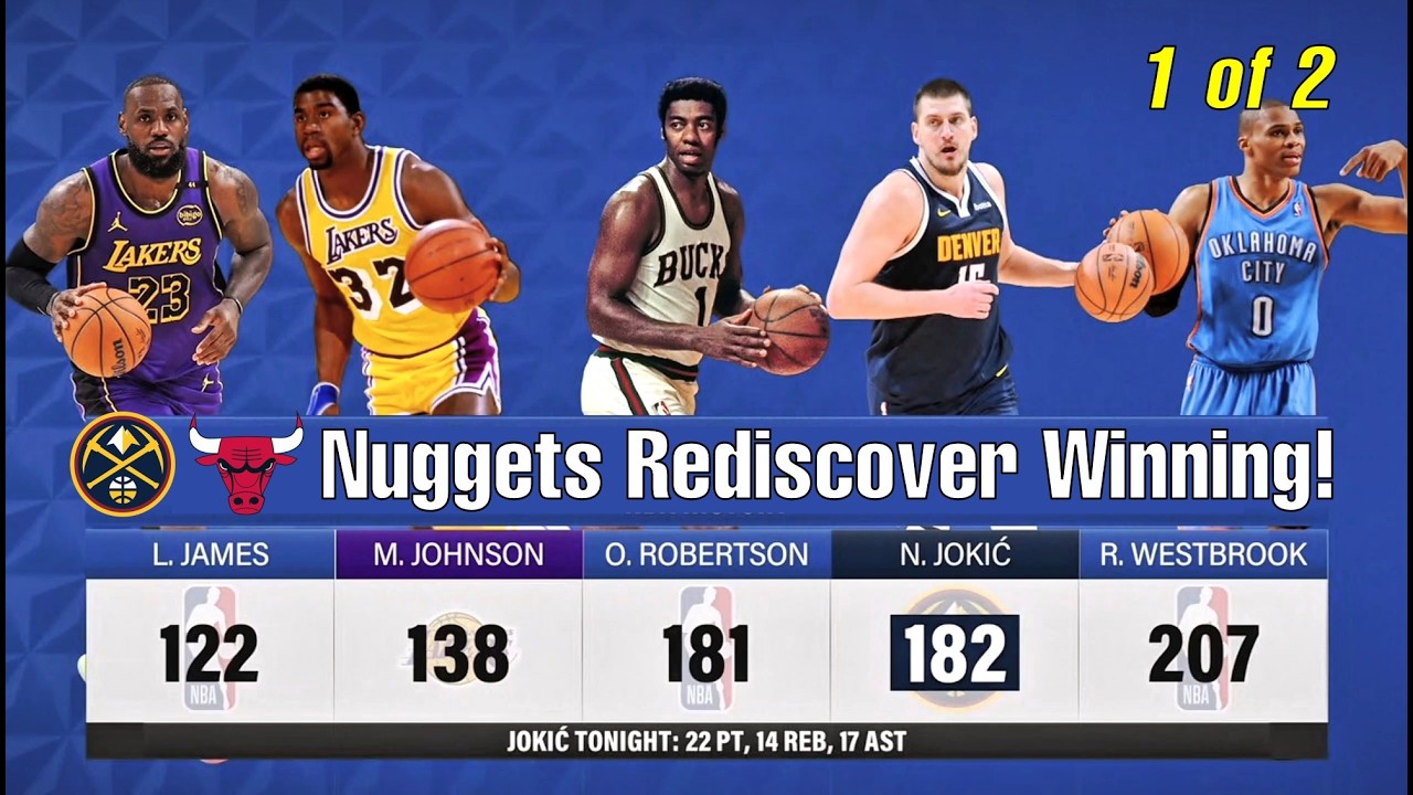 NBA Nikola Jokic Makes History! Nuggets Snap Skid Behind Joker&rsquo;s Historic Triple-Double! Part 1 of 2