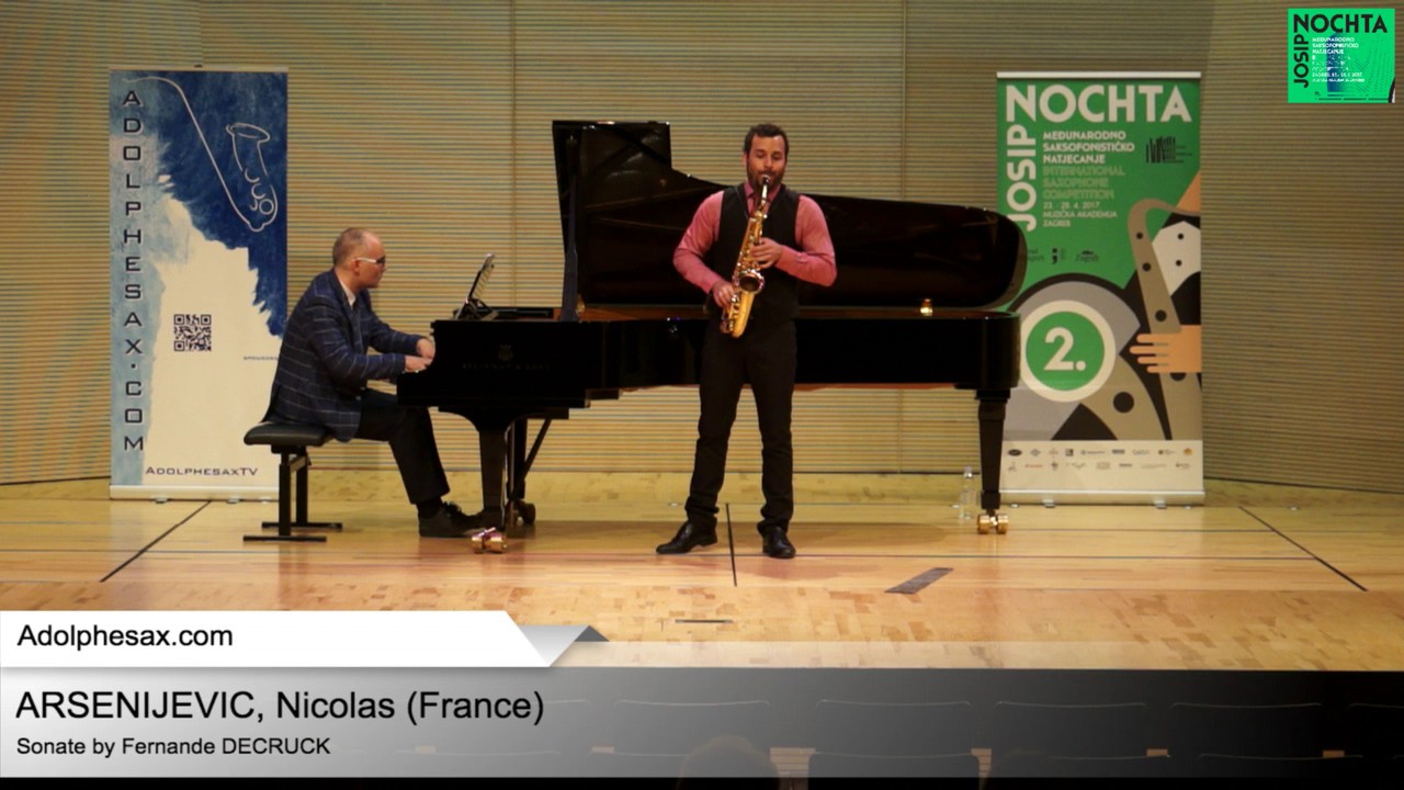 Sonate by Fernande DECRUCK - Nicolas ARSENIJEVIC (France)