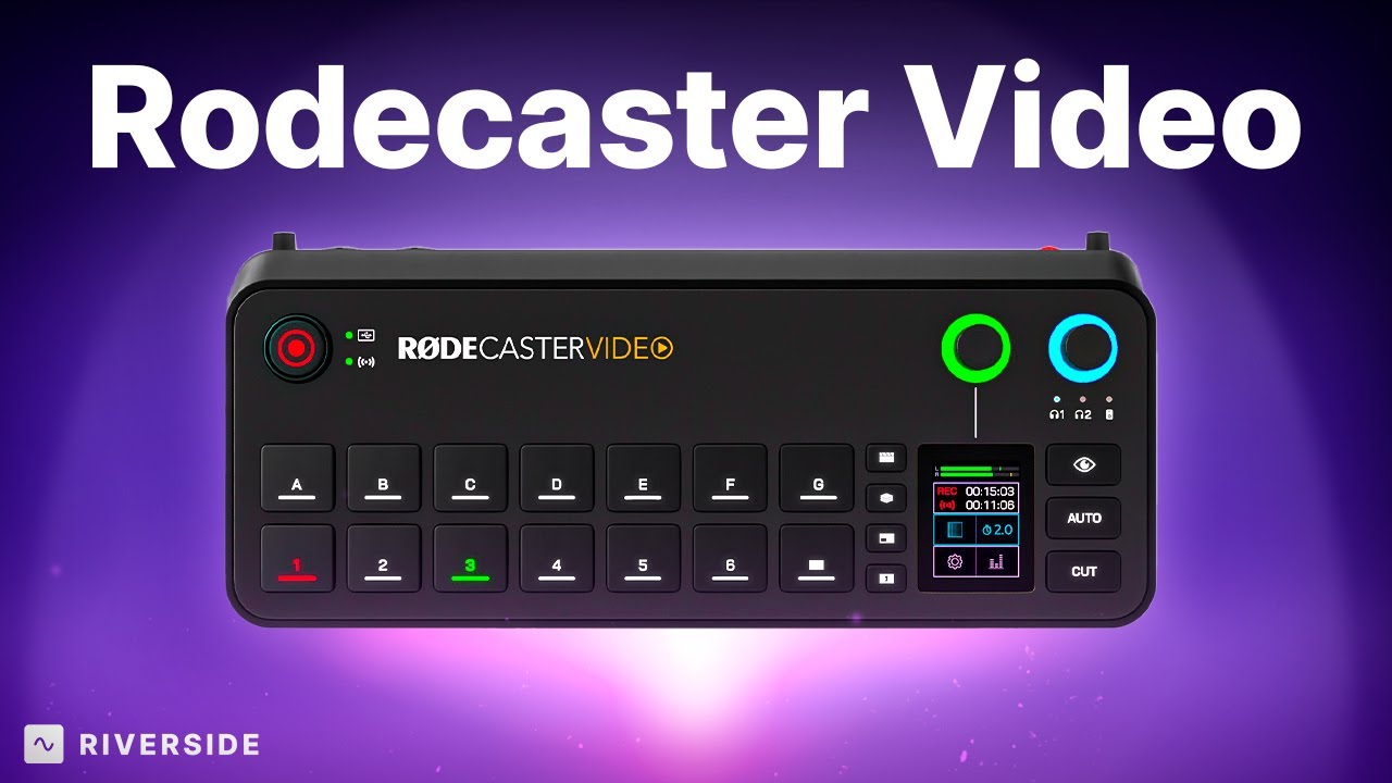 Rodecaster Video Step-by-Step Guide for Video Podcasts and Streaming