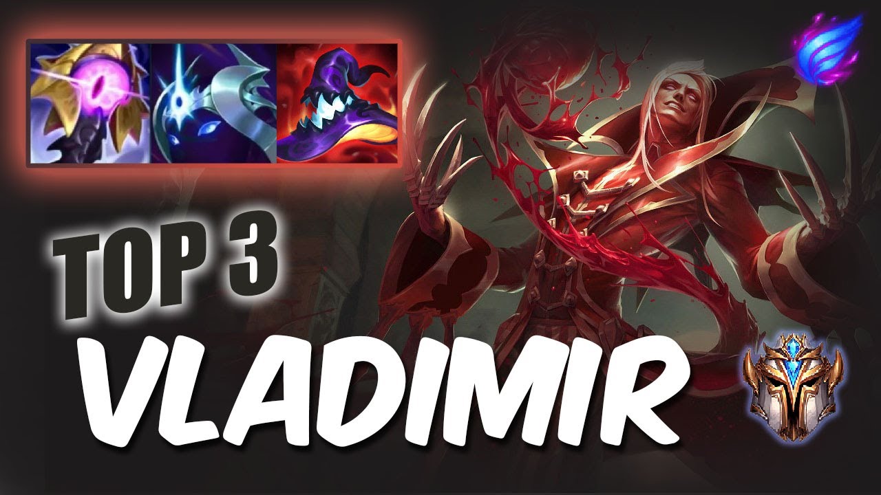 [Wild Rift] Vladimir TOP 3 - S10 Challenger ranked game + build