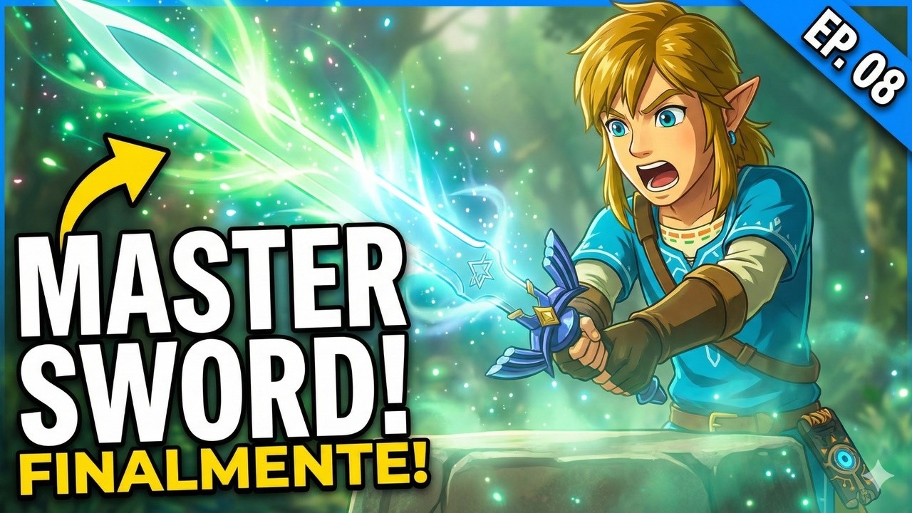 MASTER SWORD! Pegamos a Espada Lendária no Zelda BOTW! (EP. 08)