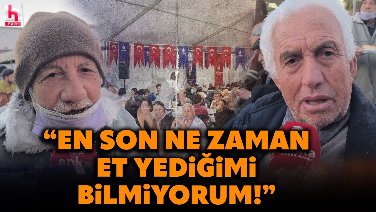 YÜREK BURKAN SÖZLER! İftar çadırları geçinemeyen binlerce emekli tarafından doldu taştı!