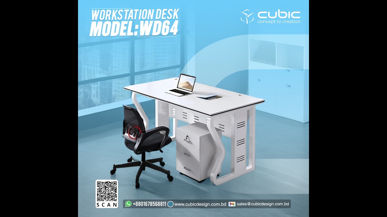 Ultra Premium Stylish Office Workstation Desk at Cubic Interior Design