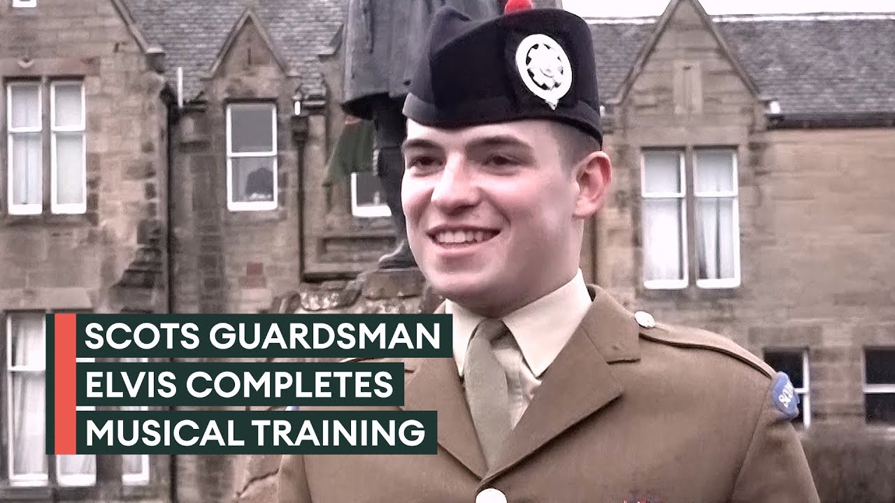 Scots Guard named after Elvis ready to Rock 'n' Roll for the British Army
