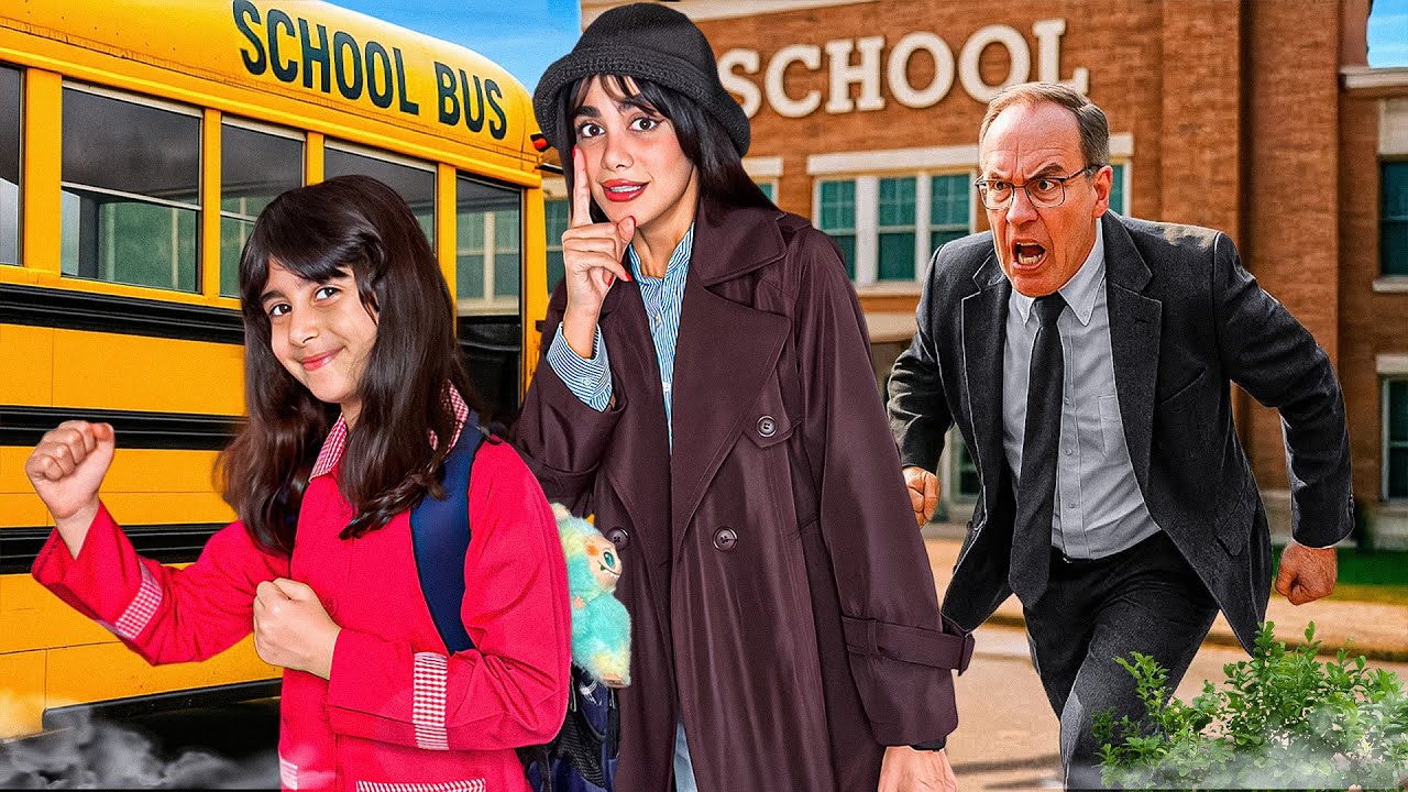 خواهرمو یواشکی از مدرسه دزدیدم 🤫📚