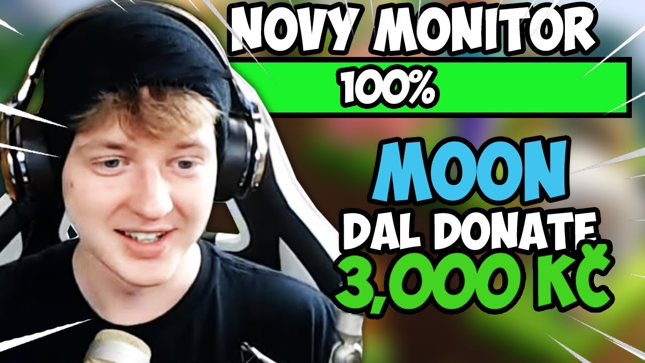 Random Streamer Potreboval 3,000Kč na Monitor, Tak som mu Prispel...