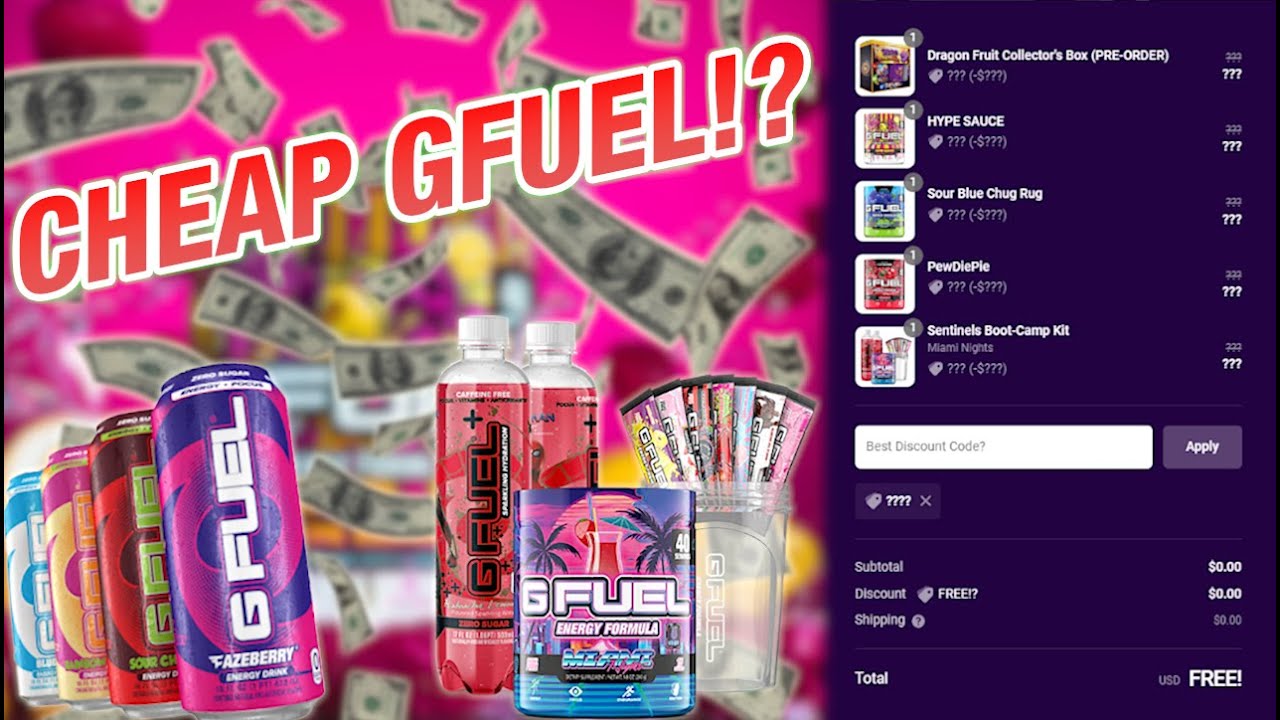 GFUEL Discount Codes and Best Deals: Save Big in 2022! 💰