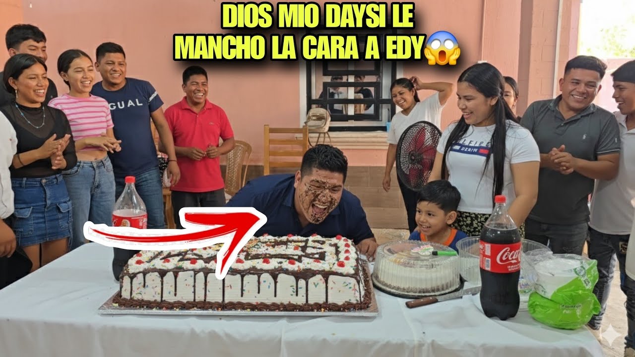 EDY No Sabía Que DAYSI Le Iba A Undir La Cara En El Pastel, Todos Quedamos Asombrados😱