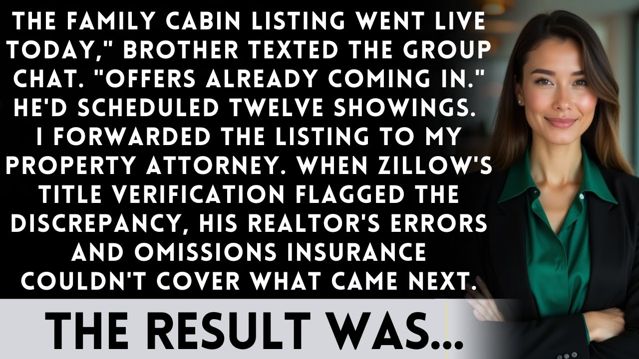 Брат указал мой дом на озере как «семейный домик» — затем система проверки Zillow...