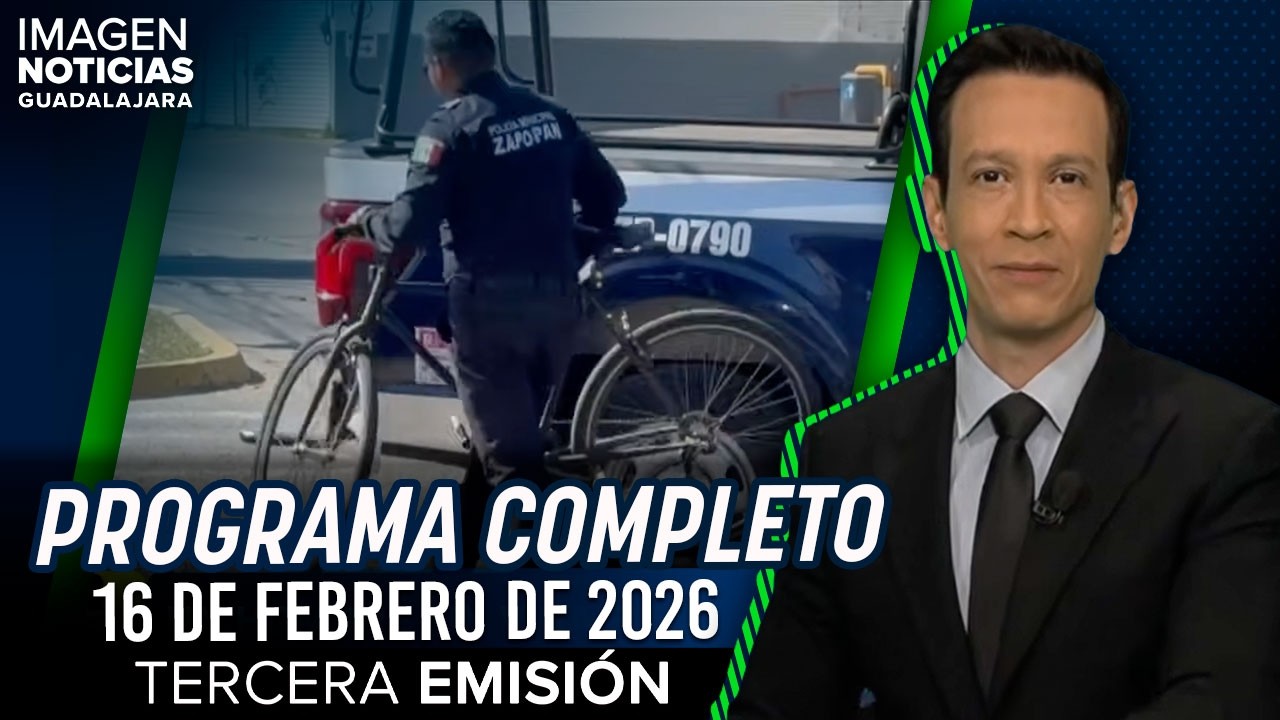 Imagen Noticias GDL con Ricardo Camarena | Programa completo 16 de febrero 2026