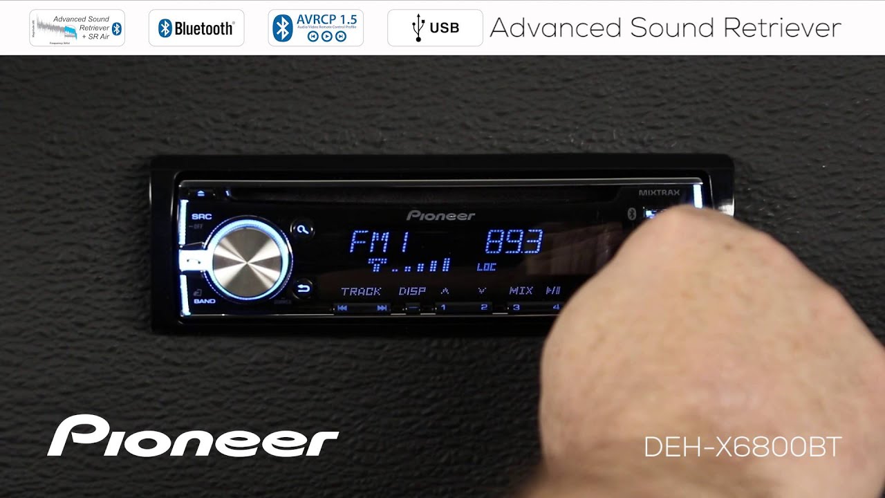 How To - DEH-X6800BT - Advanced Sound Retriever