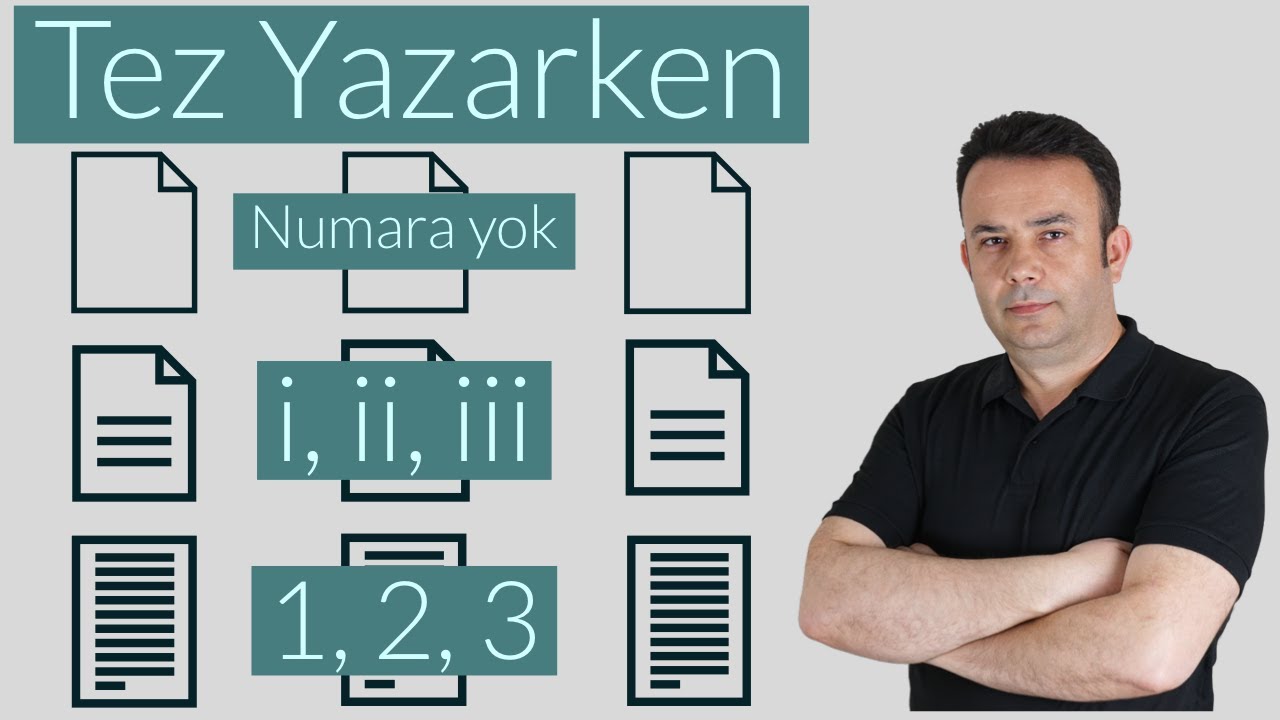 Tezde Sayfa Numaraları: Roma ve Normal Rakam Kullanımı