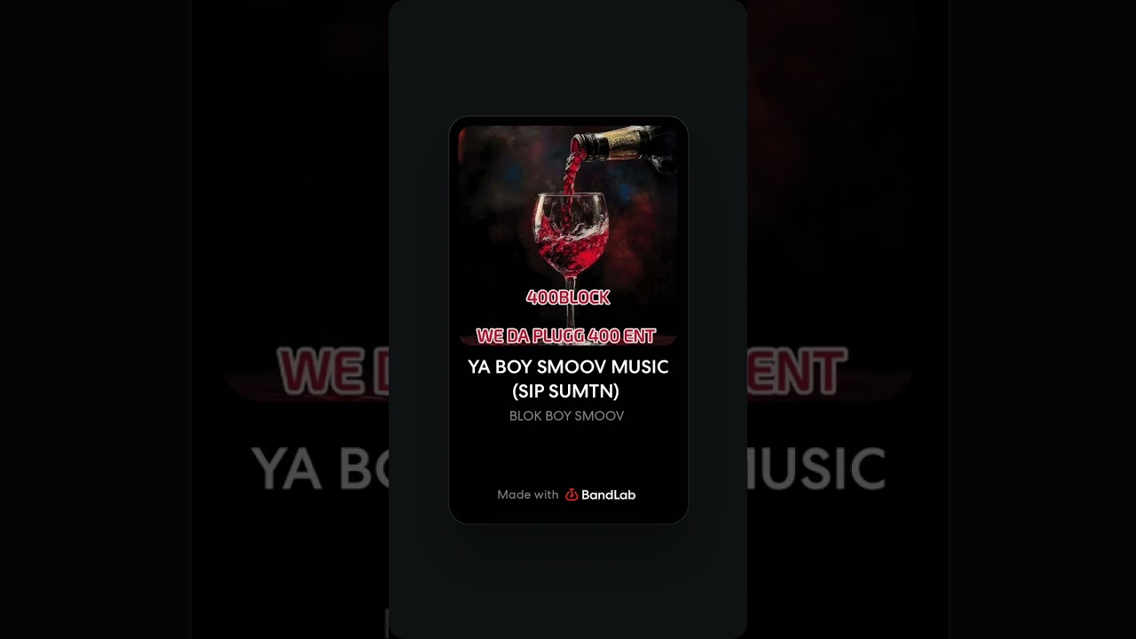 YA BOY SMOOV MUSIC (SIP SUMTN) TYPE BEAT #wedaplugg400ent #400block #louisvillemusic 