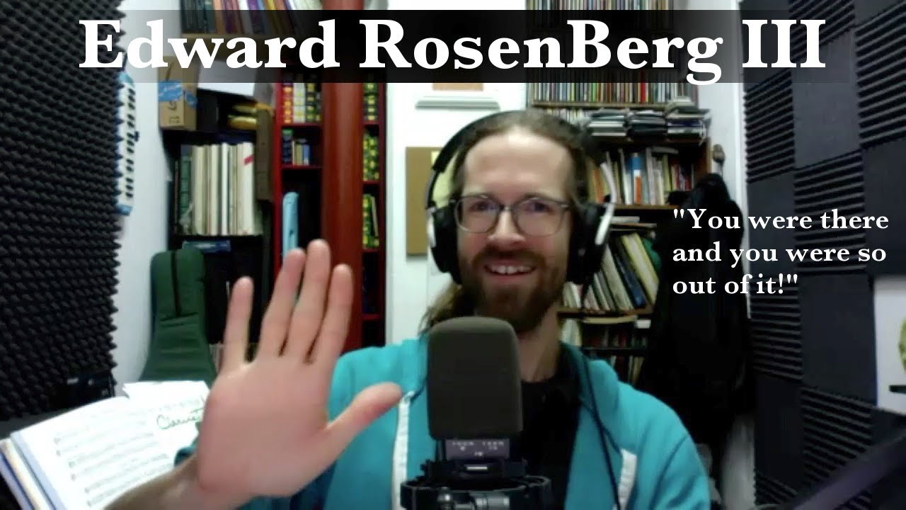 In which Ed RosenBerg III and I discuss naming conventions, fatherhood, and pure unbridled rage