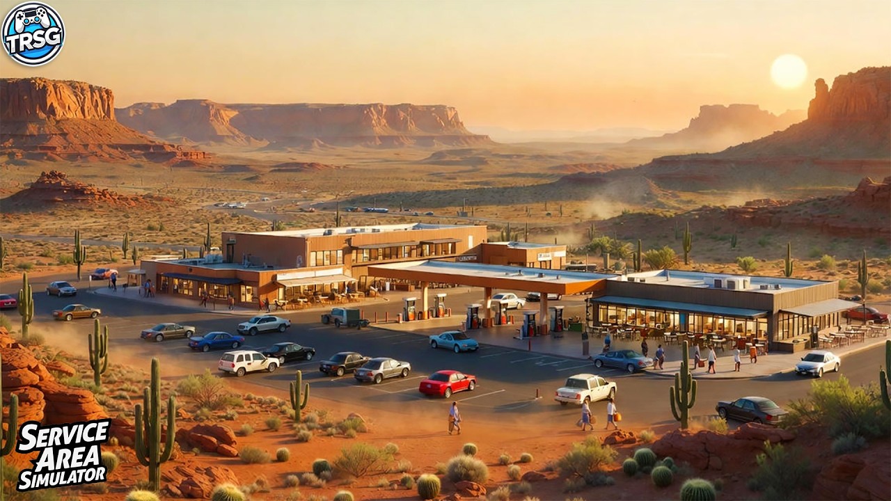 Build and Manage your own Rest Stop in Route 66 - Service Area Simulator