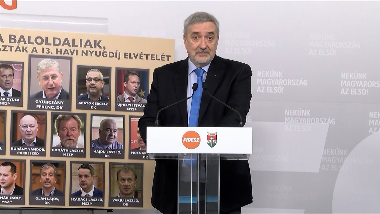 A baloldal a nyugd&iacute;jasokkal fizettette meg a v&aacute;ls&aacute;g &aacute;r&aacute;t