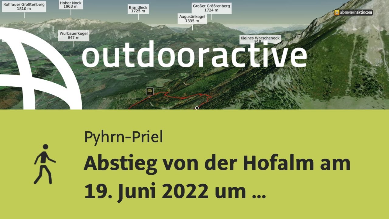 Abstieg von der Hofalm am 19. Juni 2022 um 11:00