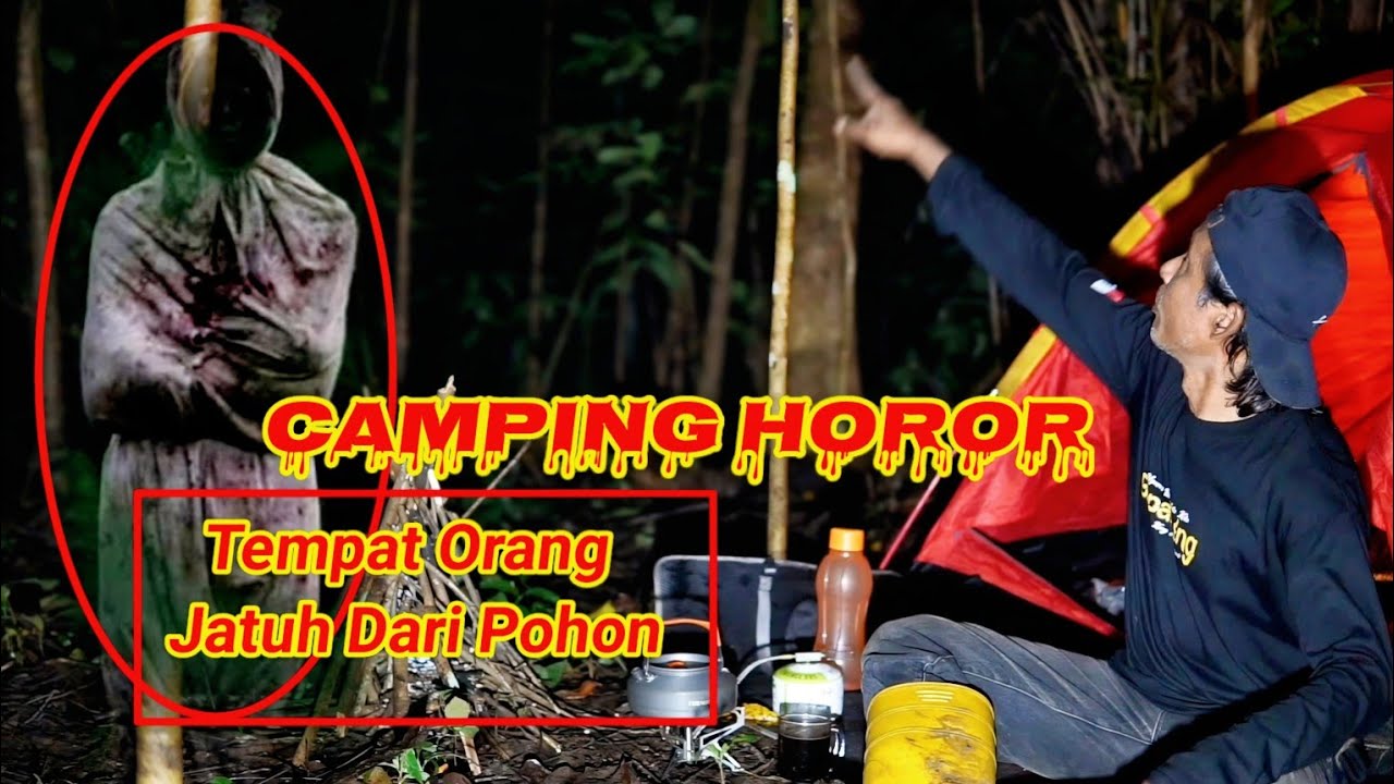 CAMPING HOROR ‼️Tempat Orang Meninggal Jatuh Dari Pohon@AgusBushcraft 