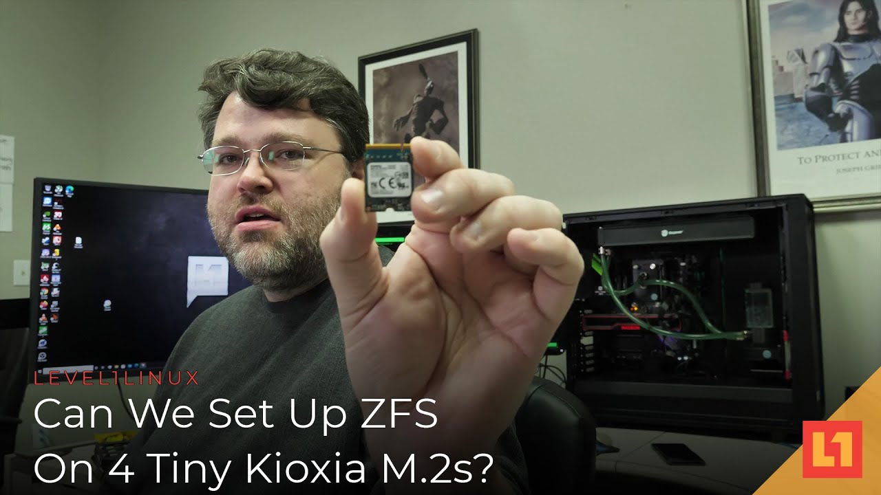 Can We Set Up ZFS On 4 Tiny Kioxia M.2s?
