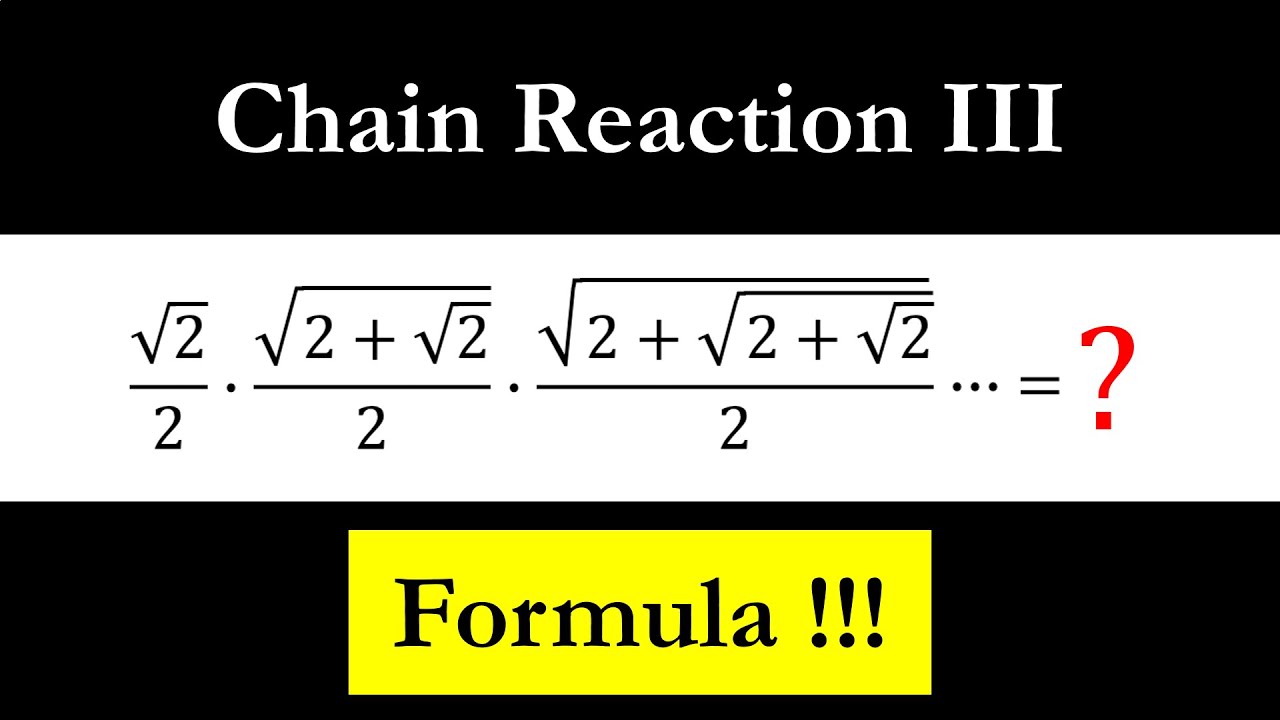 Chain Reaction! A Beautiful Formula of Pi !