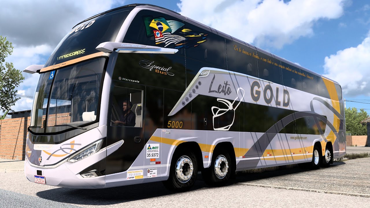 APARECIDA - SP = JACAREÍ - SP MAPA ROTAS BRASIL ETS 2 1.55 G8 1800 DD VOLVO B510R EURO 6