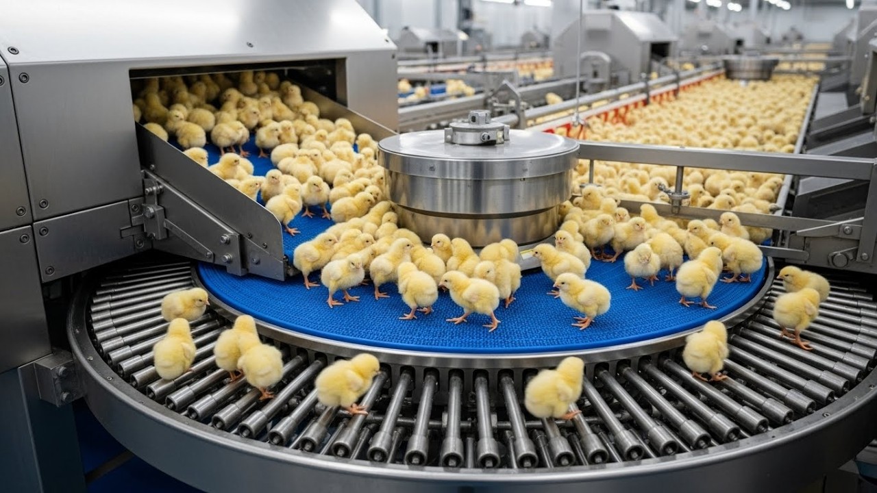 Inside a $100 Million Chicken Mega Factory: How AI Produces 500,000 Chicks Every Week