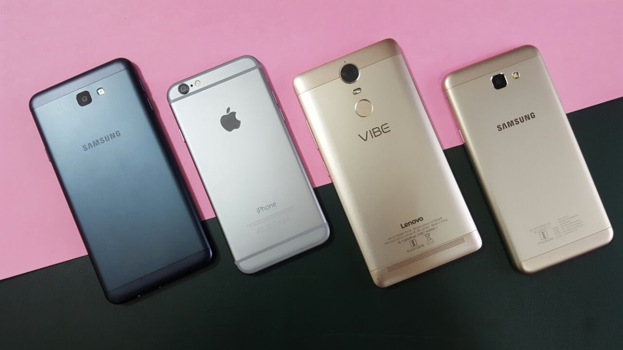iPhone 6 vs Samsung J5 Prime vs J7 Prime vs Lenovo k5 Note Comparison!