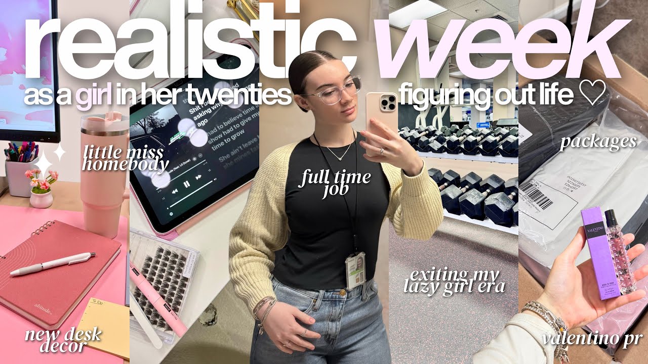 PRODUCTIVE WEEK IN MY LIFE 🌱 exiting my lazy girl era, light reset, homebody diaries & MORE!