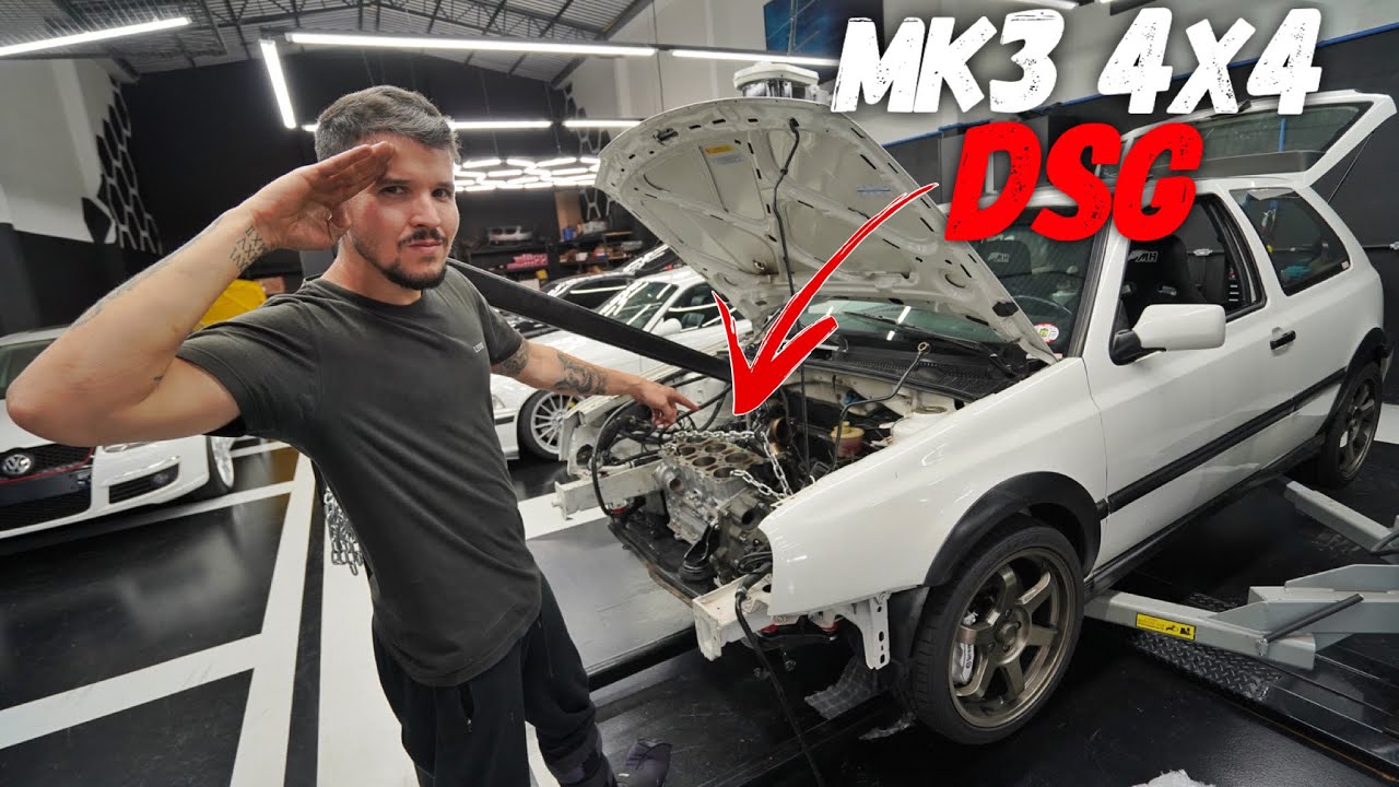 COLOQUEI O CAMBIO DSG NO GOLF MK3 4X4 🙌🏻🔥
