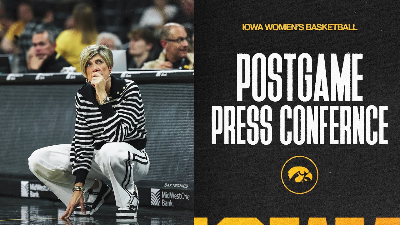 Iowa Women's Basketball Post-Game Press Conference - Minnesota