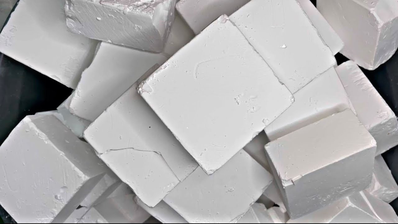 165 plain gym chalk crush compilation | 30+ minute powder play | ASMR