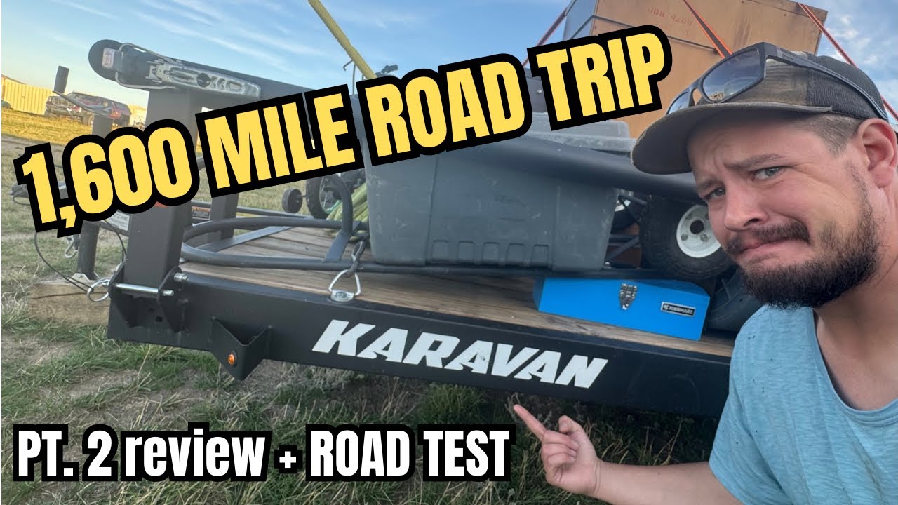 KARAVAN Utility Trailer ULTIMATE road test PLUS Review 