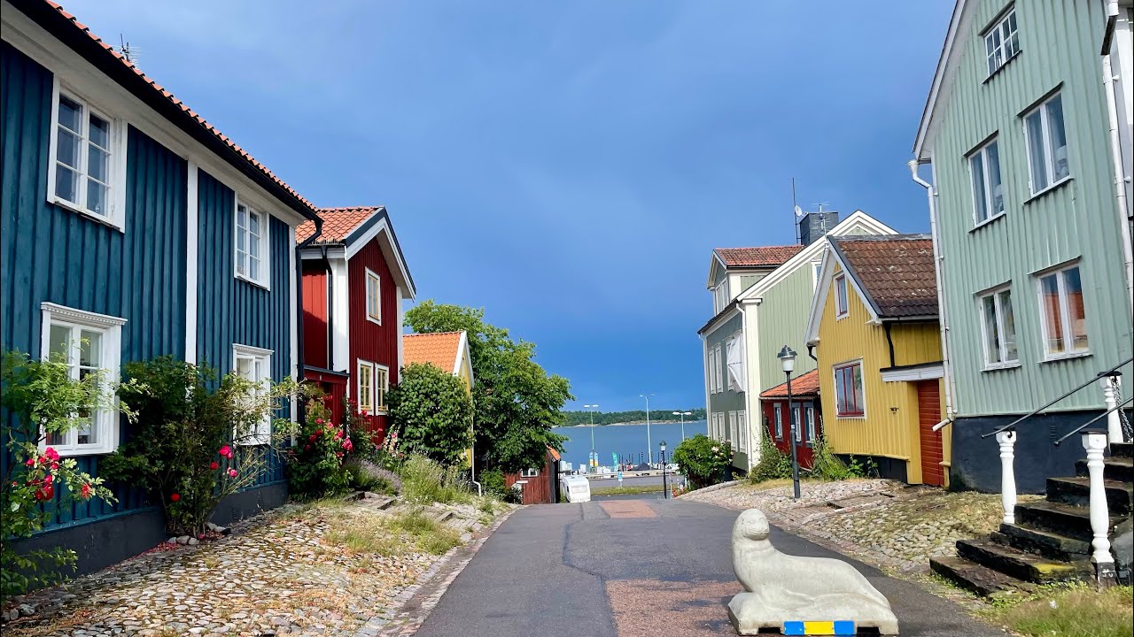 Sweden Walks: Västervik. Cute seaside town on the east coast of Småland, Sweden.
