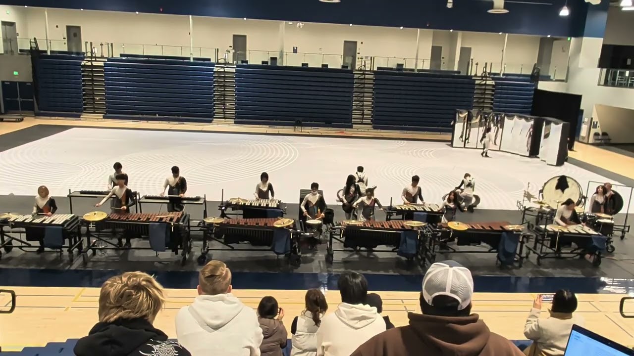 West Park Panther Indoor Percussion rehearses 