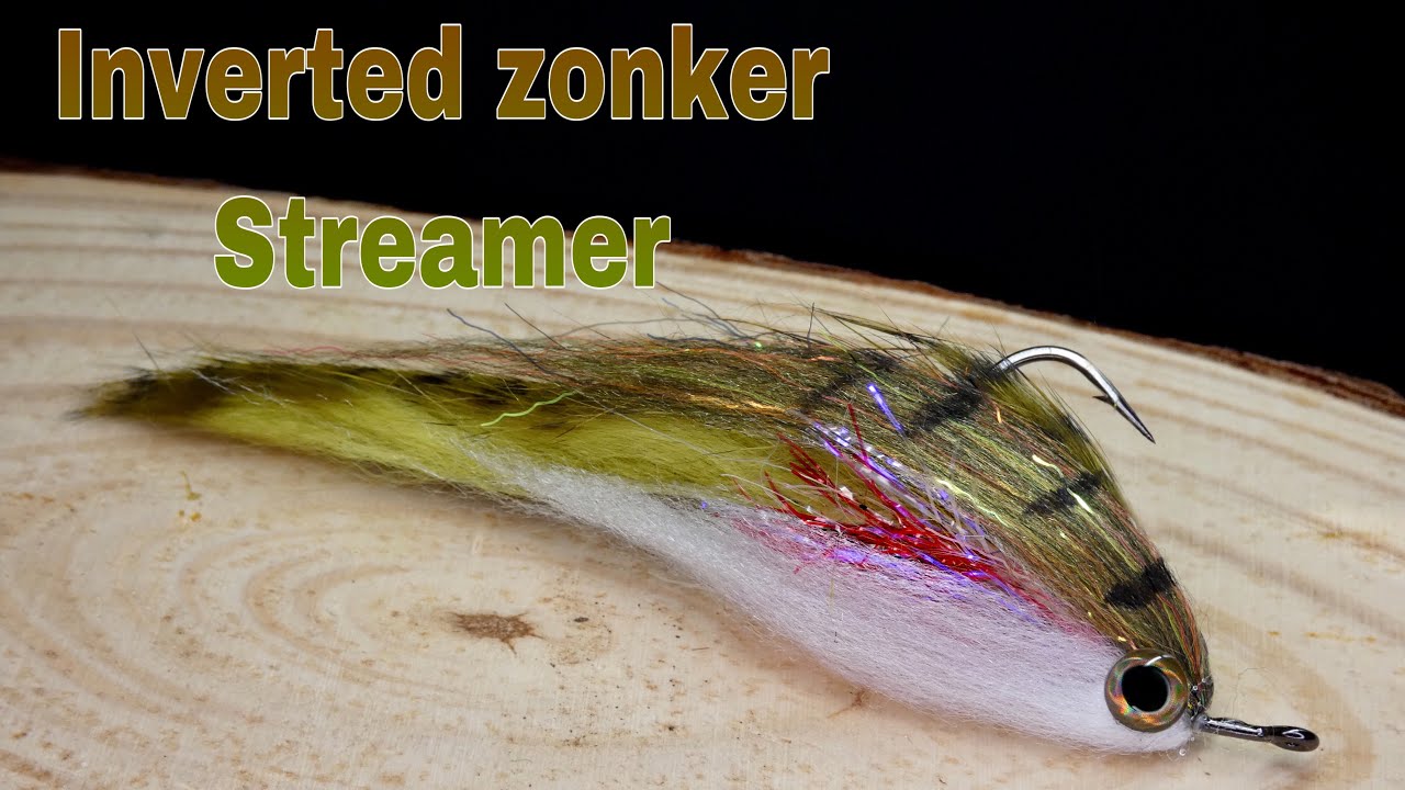 Fly tying INVERTED ZONKER STREAMER by Jorge G