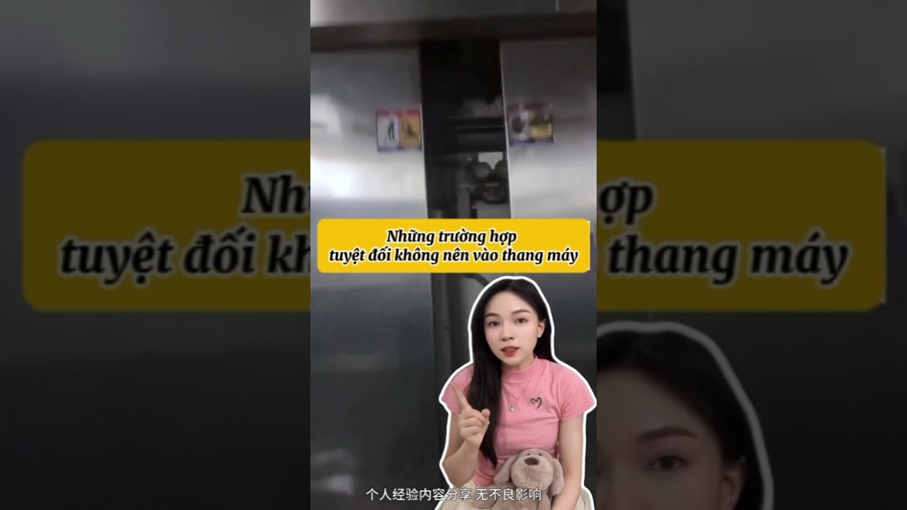 ĐI THANG MÁY GẶP NHỮNG VIỆC NÀY TUYỆT ĐỐI ĐỪNG VÀO 