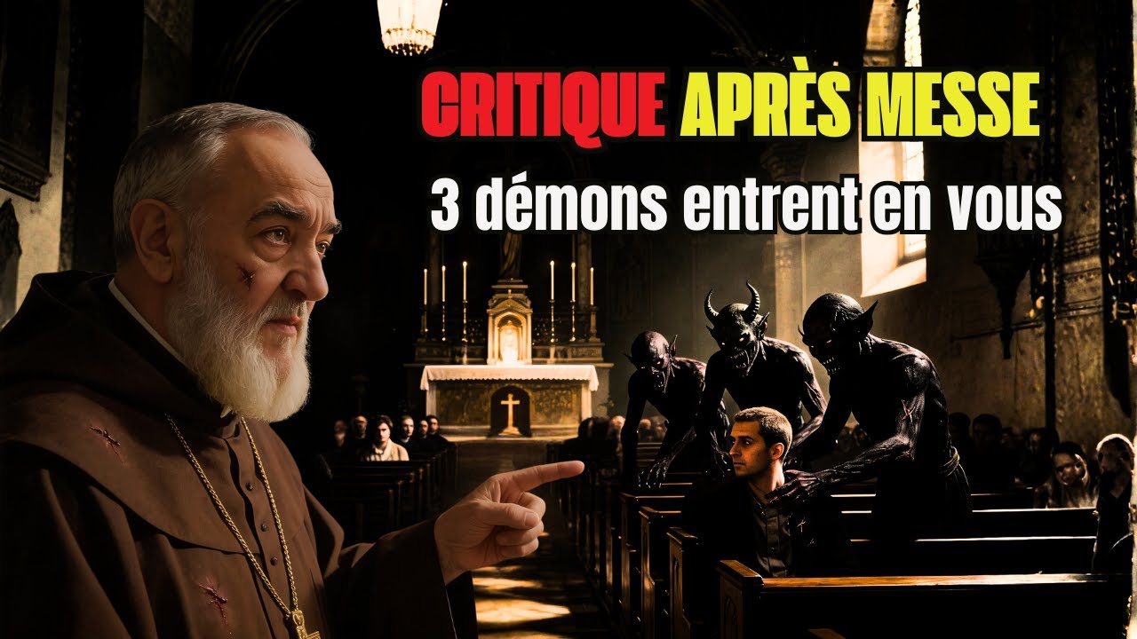 Ce que Padre Pio a VU quand Vous Critiquez les Autres à la Sortie de la Messe
