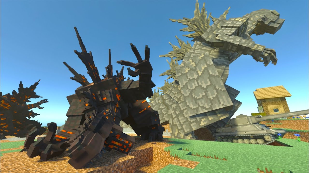 Godzilla minus one Addon (final update) MCPE in Minecraft Bedrock | WedCraft