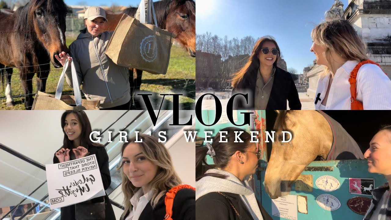 ⎢VLOG ⎢Paris s'invite à Bordeaux : haul, équitation & shopping ✨