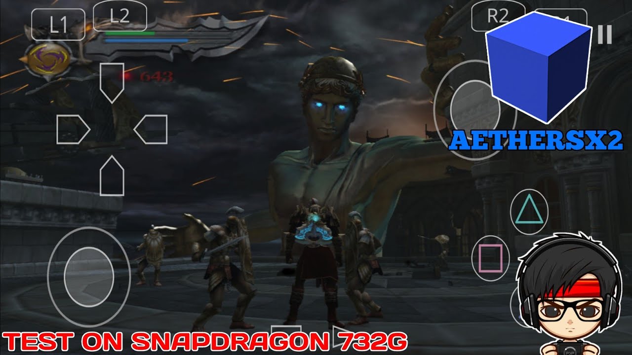 Test On Snapdragon 732g God Of War 2 Aethersx2