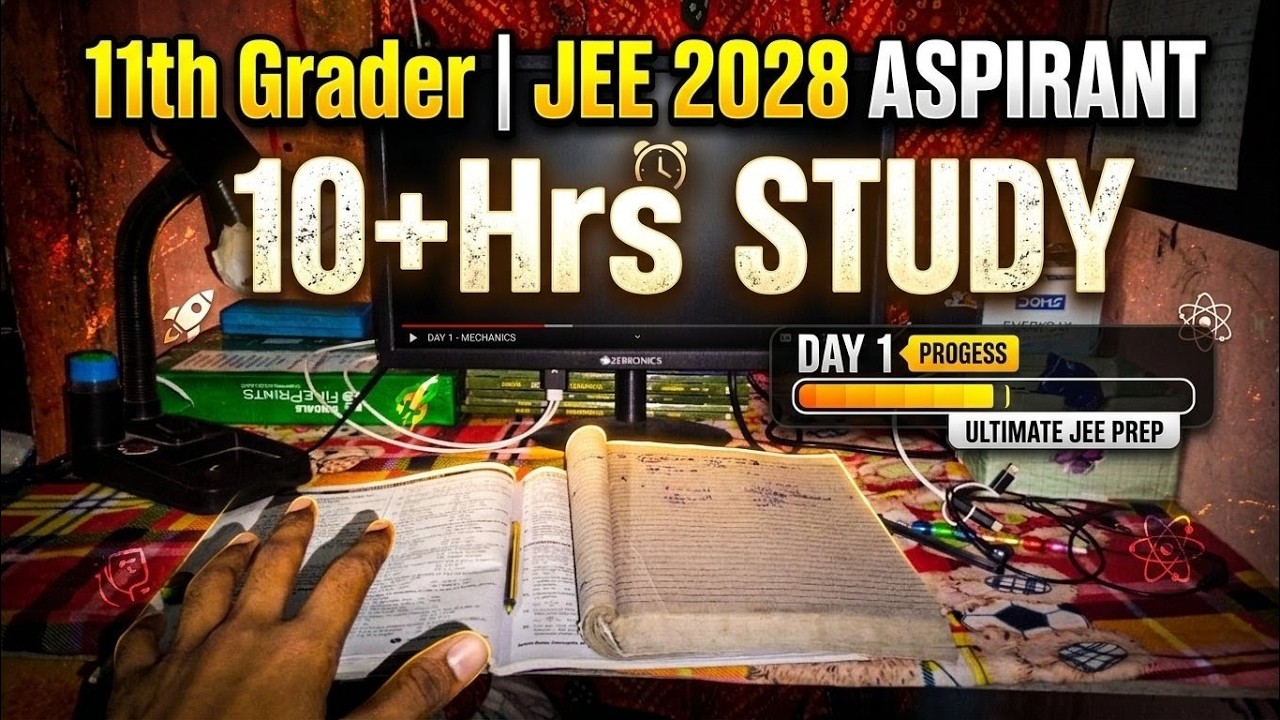 Life as a JEE 2028 Aspirant 📚 | Arjuna Batch Routine Vlog