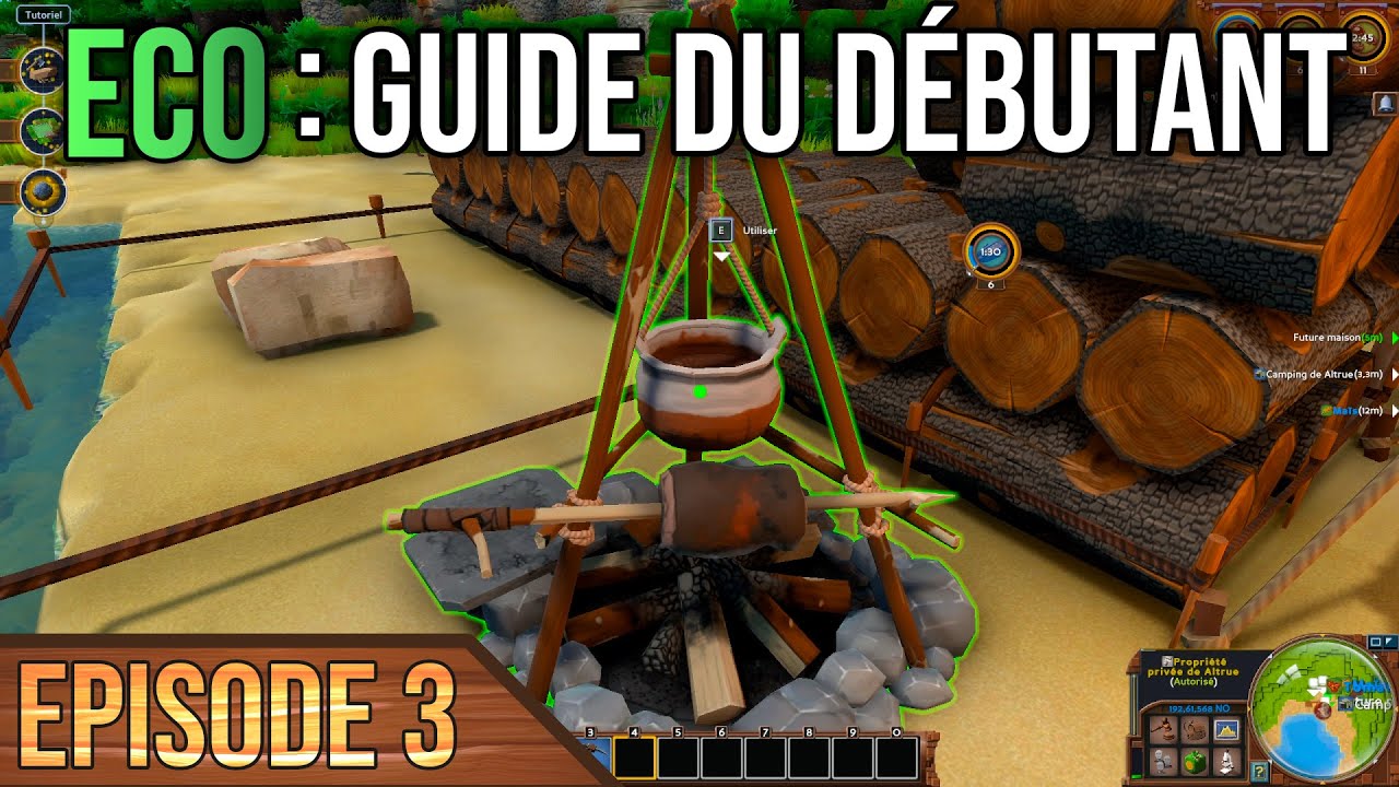 ECO (2024) EP 3 ► Guide du débutant - Nourriture et cuisson