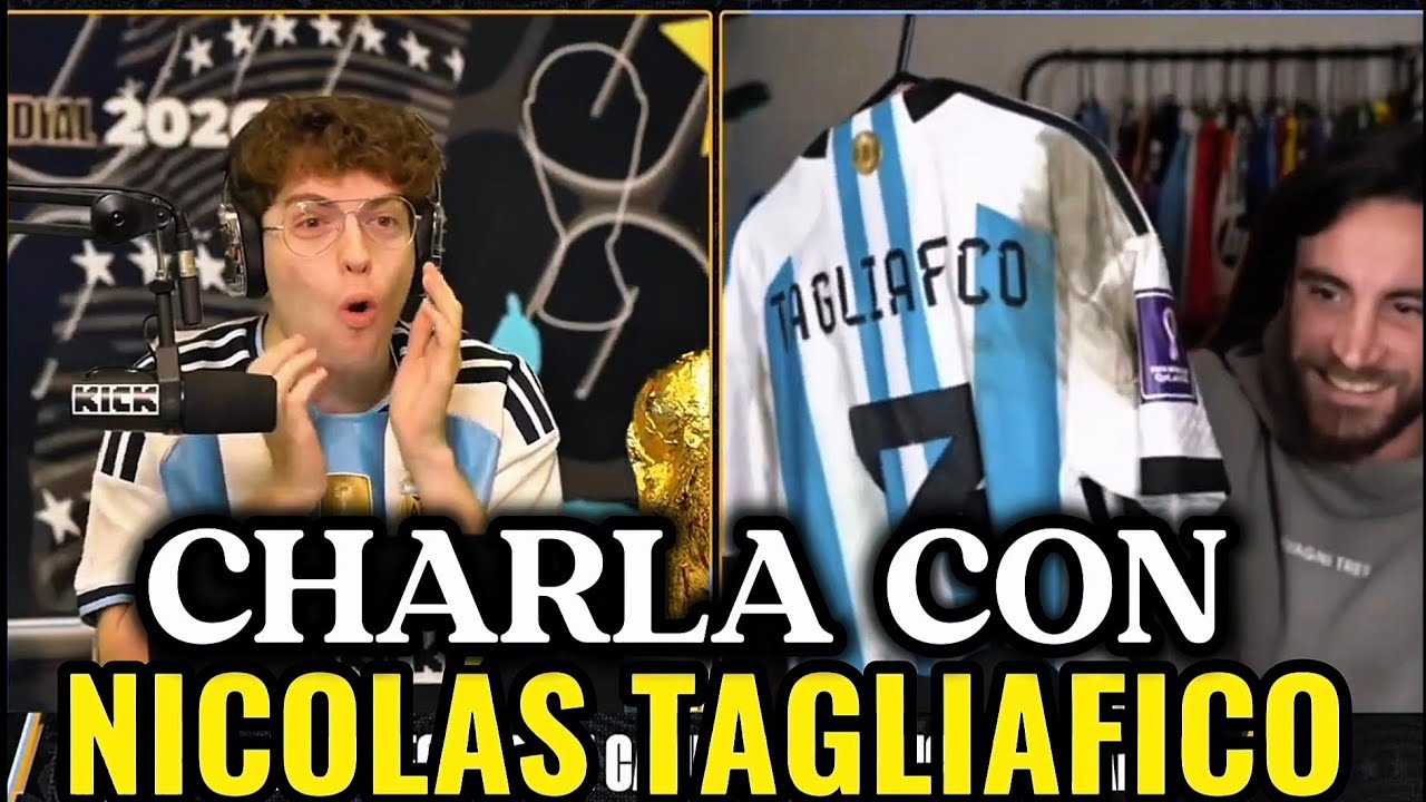 Davo con Nicol&aacute;s Tagliafico, charlando del sorteo del Mundial y m&aacute;s!!! 