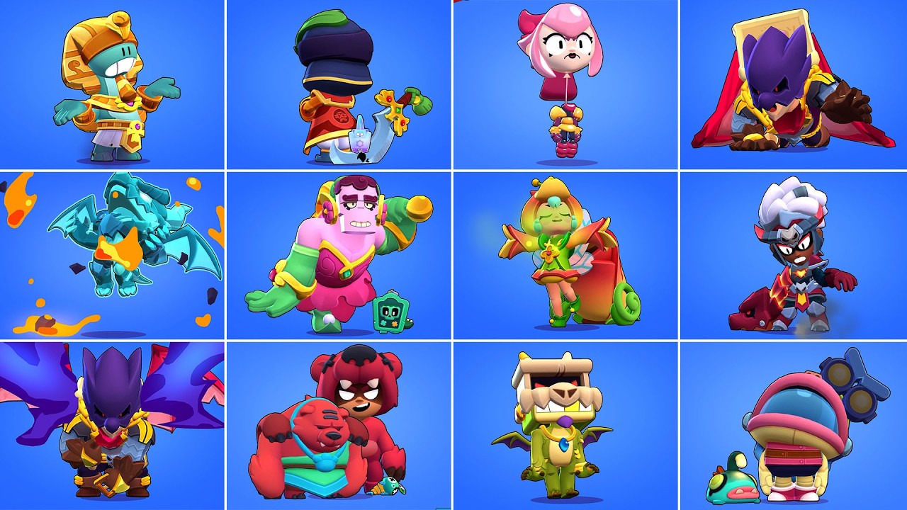 ALL NEW SKINS LOSING & WINNING ANIMATIONS | Brawl Stars | New Update