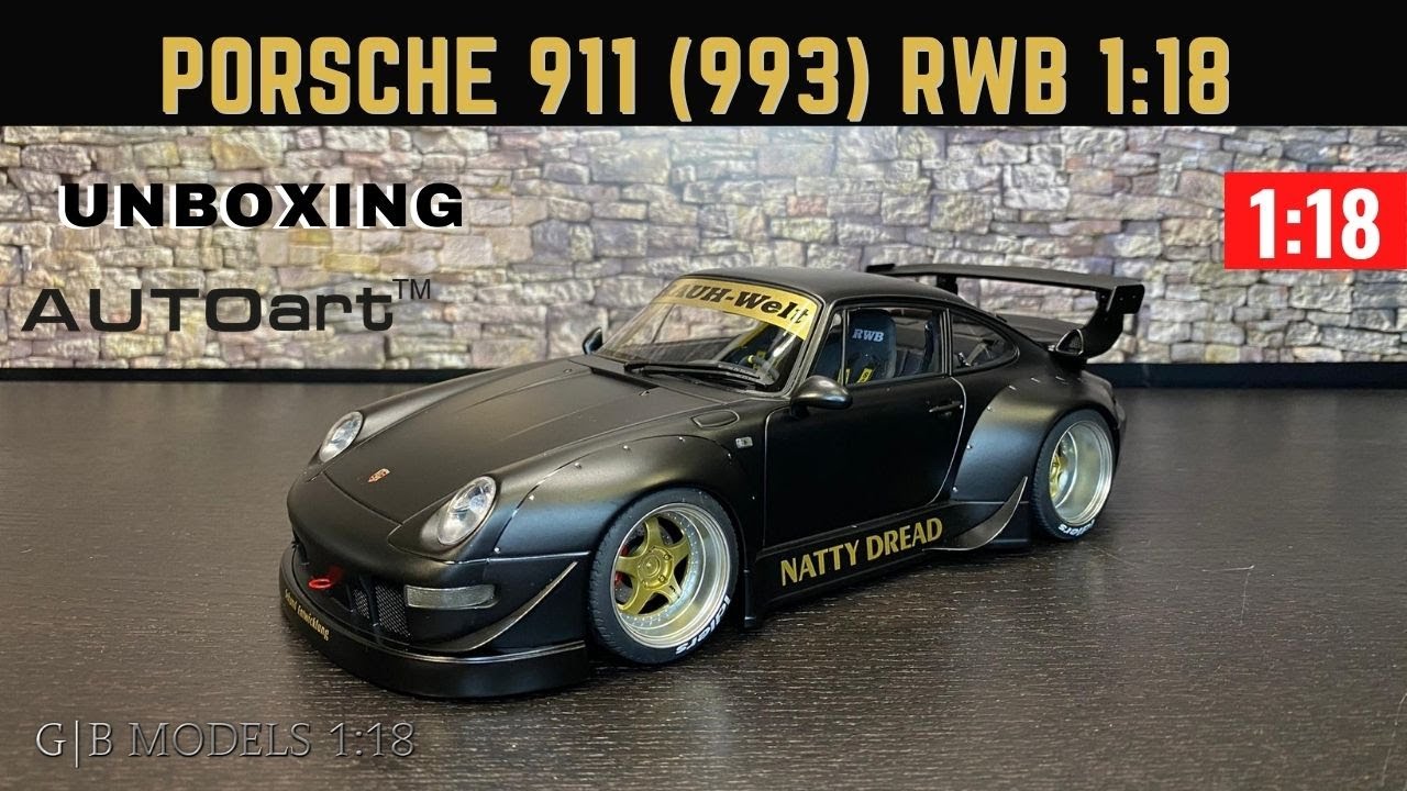 AUTOart 1/18 PORSCHE 911 (993) RWB 1:18 [Unboxing]