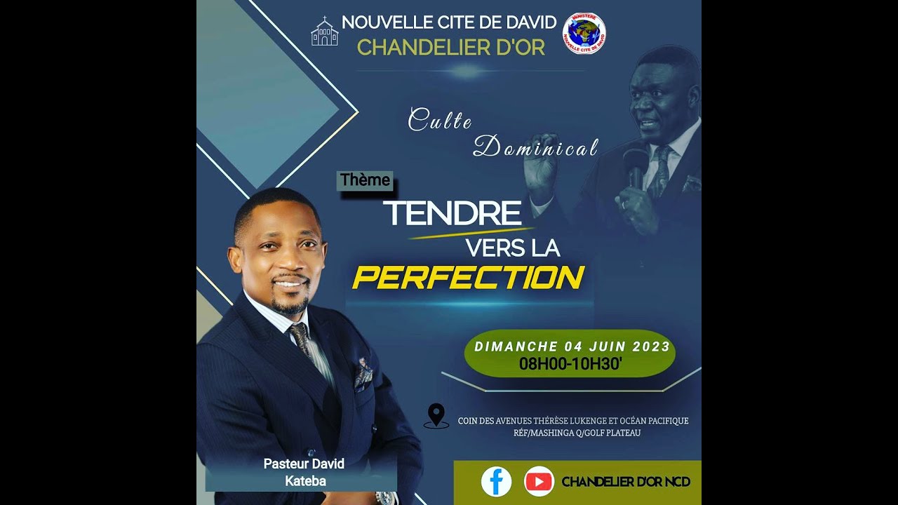𝗧𝗘𝗡𝗗𝗥𝗘 𝗩𝗘𝗥𝗦 𝗖𝗘 𝗤𝗨𝗜 𝗘𝗦𝗧 𝗣𝗔𝗥𝗙𝗔𝗜𝗧- Pst DAVID KATEBA