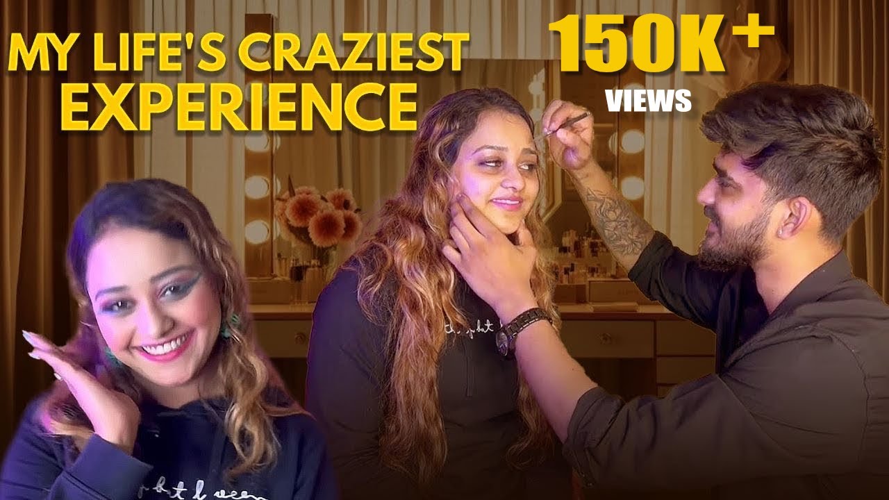 Sam Doing my Make up Challenge 😛 Gone Wrong | Dhanushree